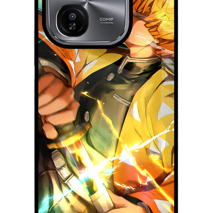 Demon Slayer iQOO Z9X Glass Case