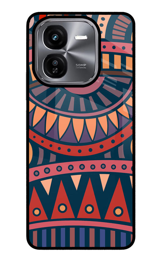 African Culture Design iQOO Z9X Glass Case