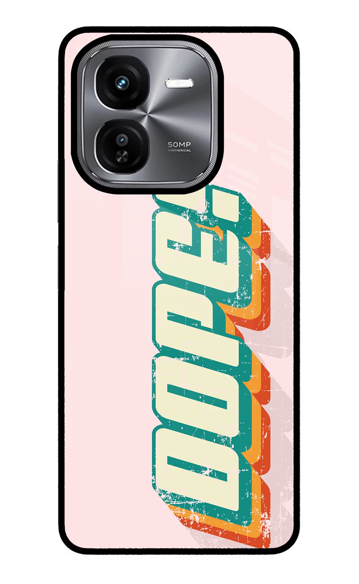 Dope iQOO Z9X Glass Case Back Cover by Casekaro