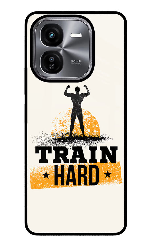 Train Hard iQOO Z9X Glass Case