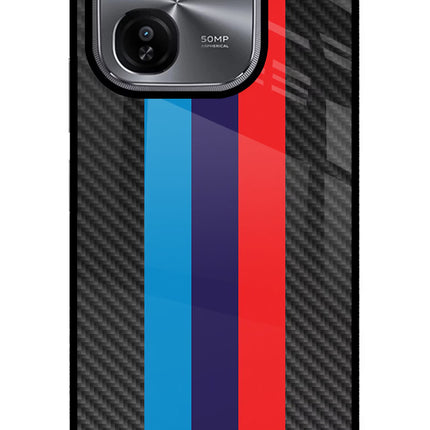 BMW Stripes Pattern iQOO Z9X Glass Case