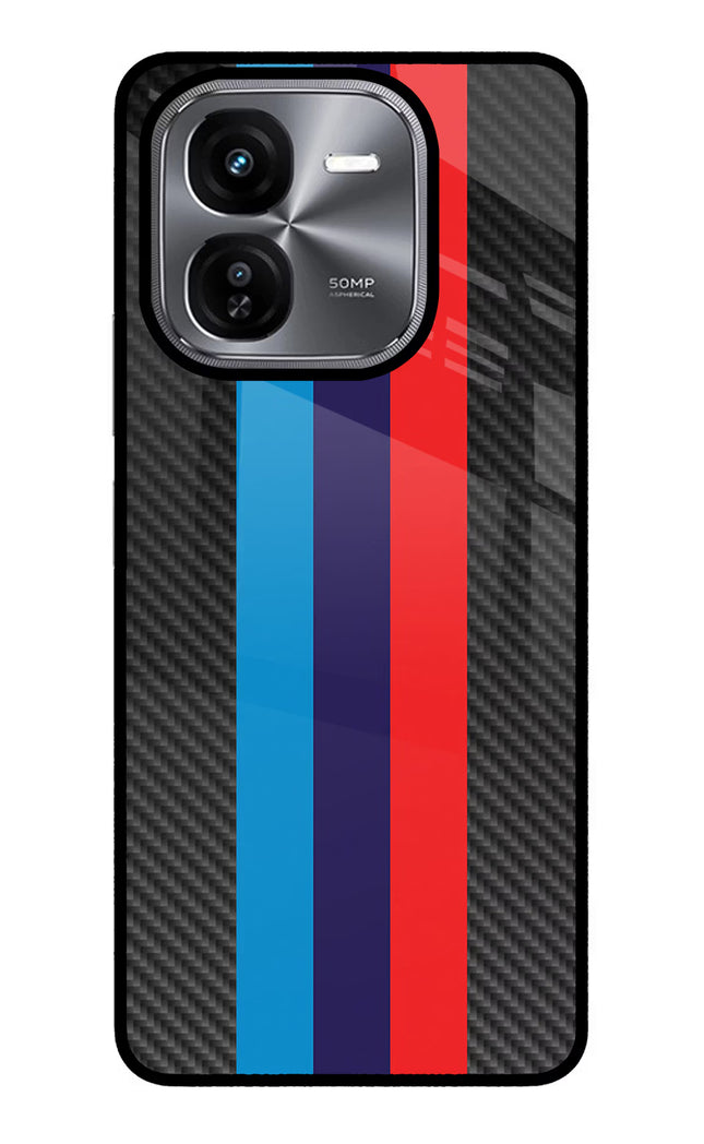 BMW Stripes Pattern iQOO Z9X Glass Case