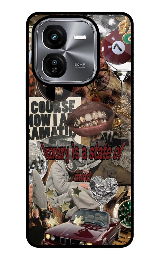 Luxury iQOO Z9X Glass Case