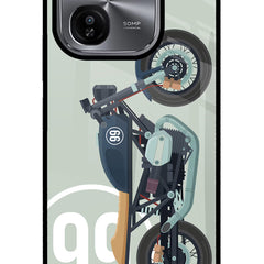 Classic Cafe Racer 99 iQOO Z9X Glass Case