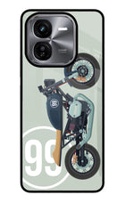 Classic Cafe Racer 99 iQOO Z9X Glass Case