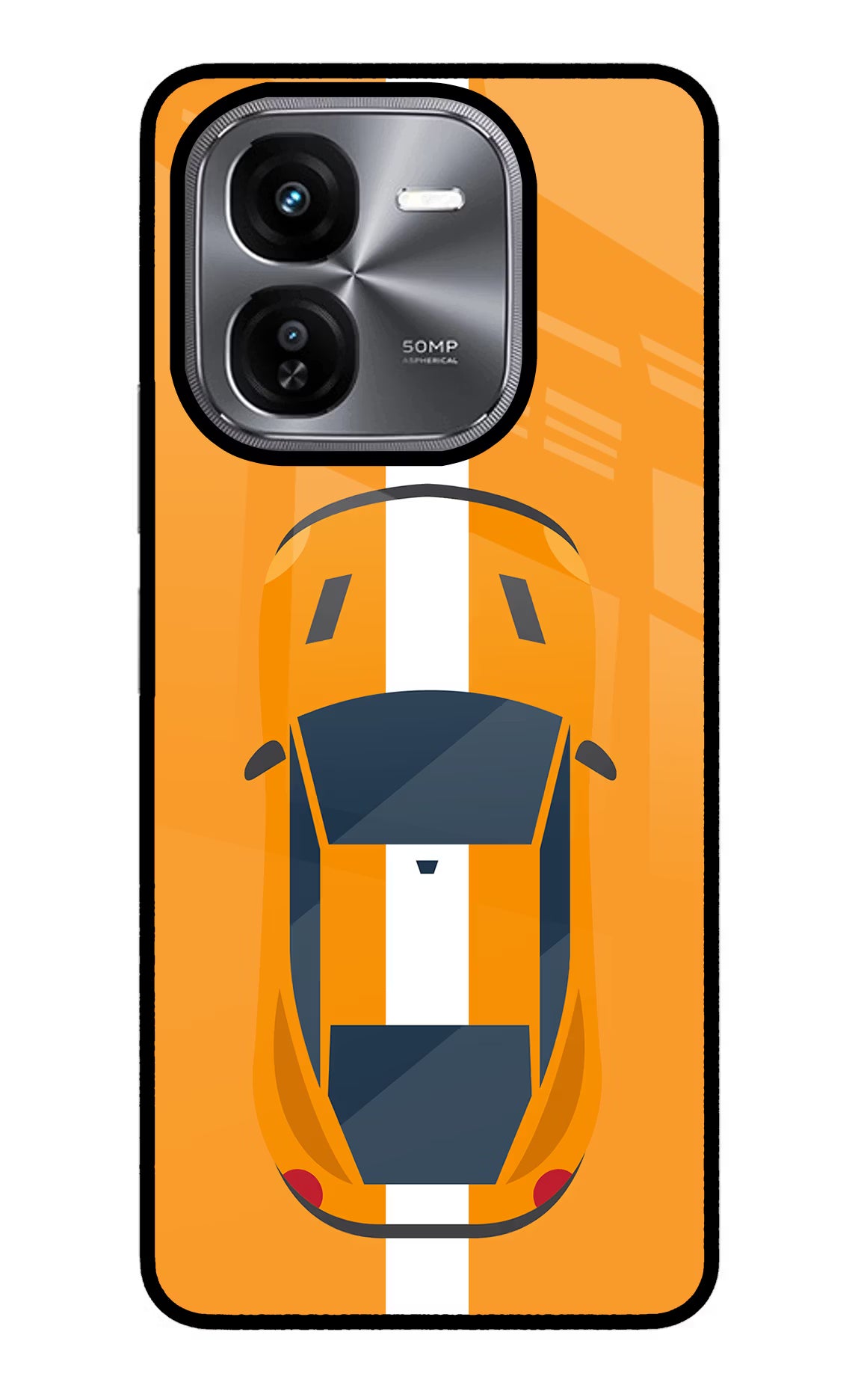 Highway Pursuit iQOO Z9X Glass Case Back Cover by Casekaro