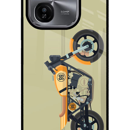 Vertical Speedster iQOO Z9X Glass Case