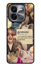 Gemini Zodiac iQOO Z9X Glass Case