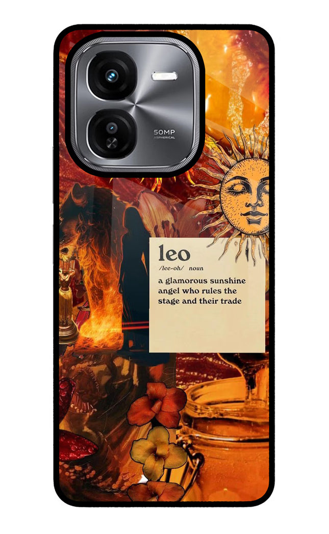 Leo Zodiac iQOO Z9X Glass Case