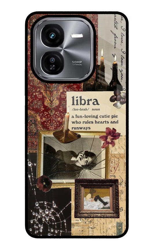 Libra Zodiac iQOO Z9X Glass Case