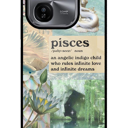 Pisces Zodiac iQOO Z9X Glass Case
