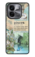 Pisces Zodiac iQOO Z9X Glass Case