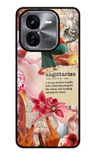 Sagittarius Zodiac iQOO Z9X Glass Case