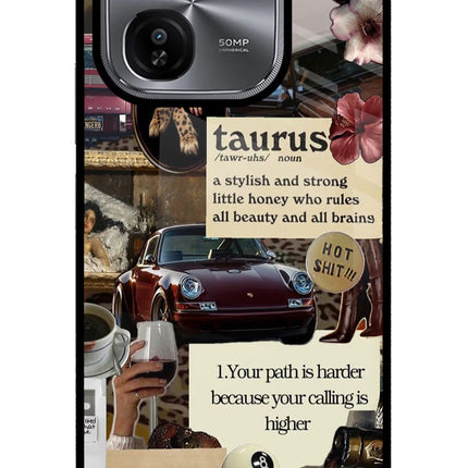 Taurus Zodiac iQOO Z9X Glass Case