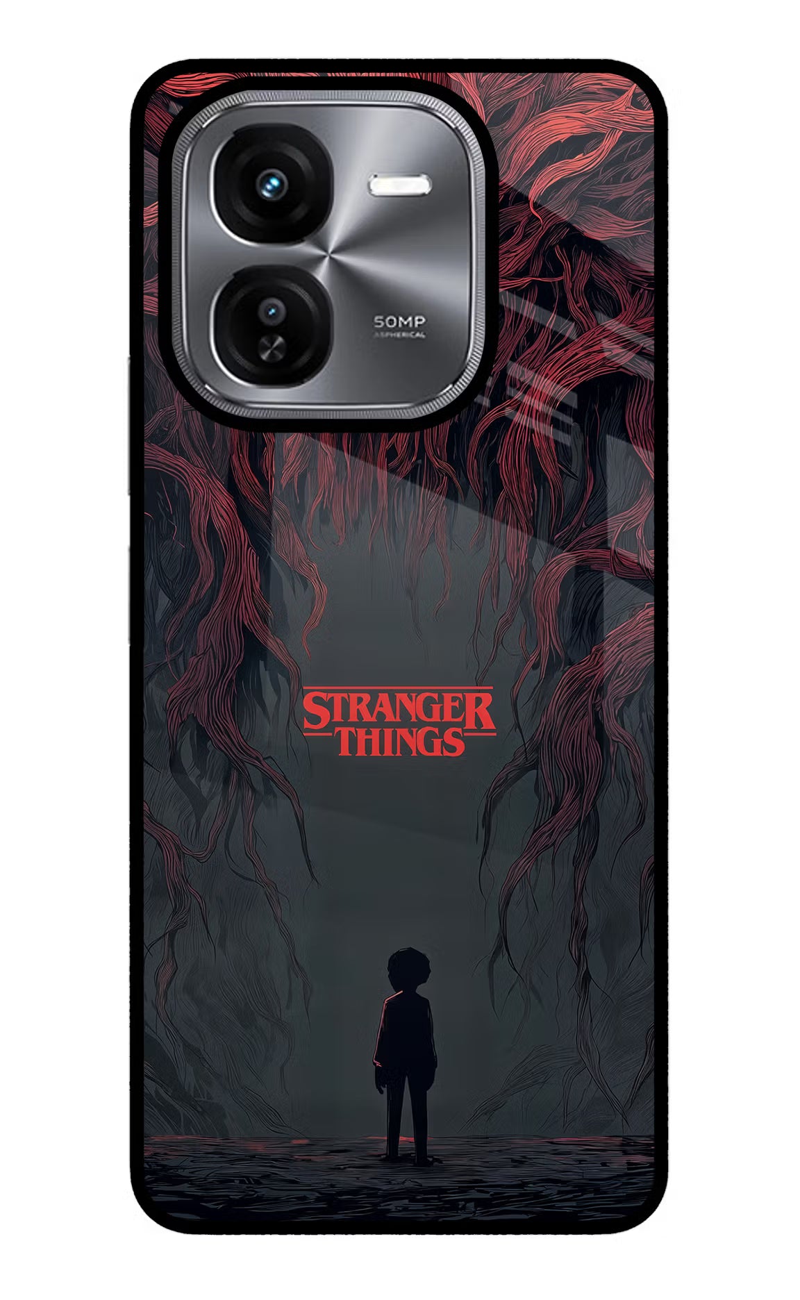 Ordinary Things Dark Side iQOO Z9X Glass Case Back Cover by Casekaro