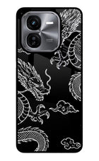 Twin Dragons iQOO Z9X Glass Case