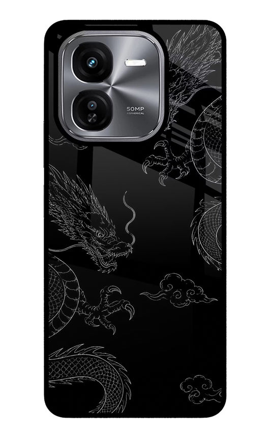 Twin Dragons iQOO Z9X Glass Case