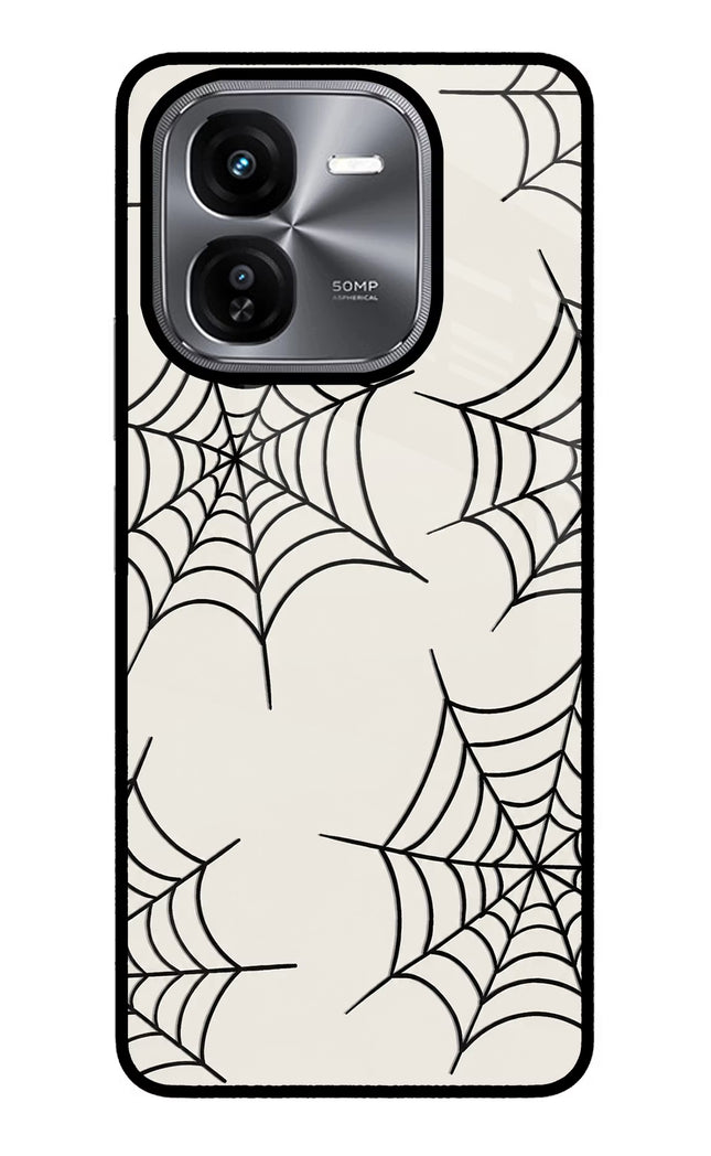 Spider Web iQOO Z9X Glass Case