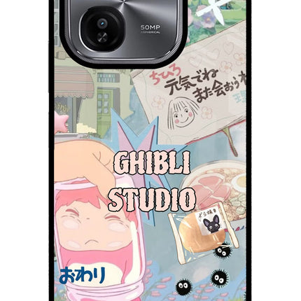 Studio Ghibli iQOO Z9X Glass Case