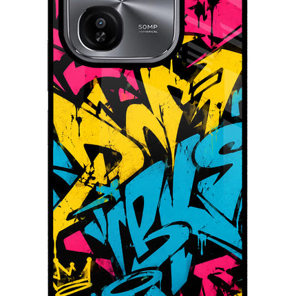 Graffiti Vibe iQOO Z9X Glass Case