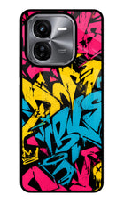 Graffiti Vibe iQOO Z9X Glass Case
