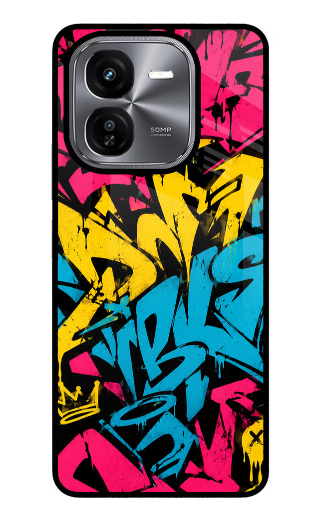 Graffiti Vibe iQOO Z9X Glass Case