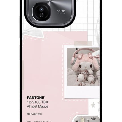 Pantone Asthetic iQOO Z9X Glass Case