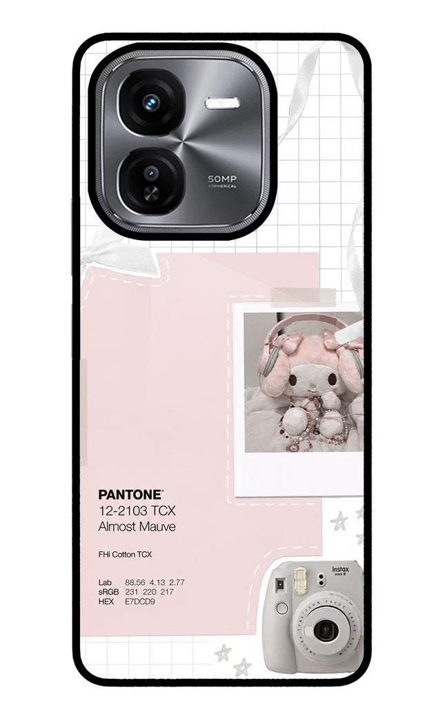 Pantone Asthetic iQOO Z9X Glass Case