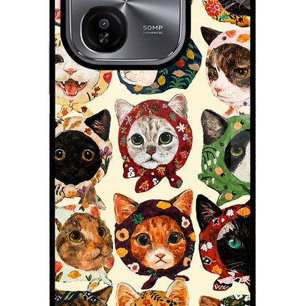 Cool Cat iQOO Z9X Glass Case