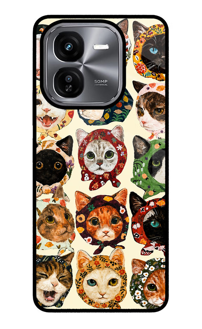 Cool Cat iQOO Z9X Glass Case