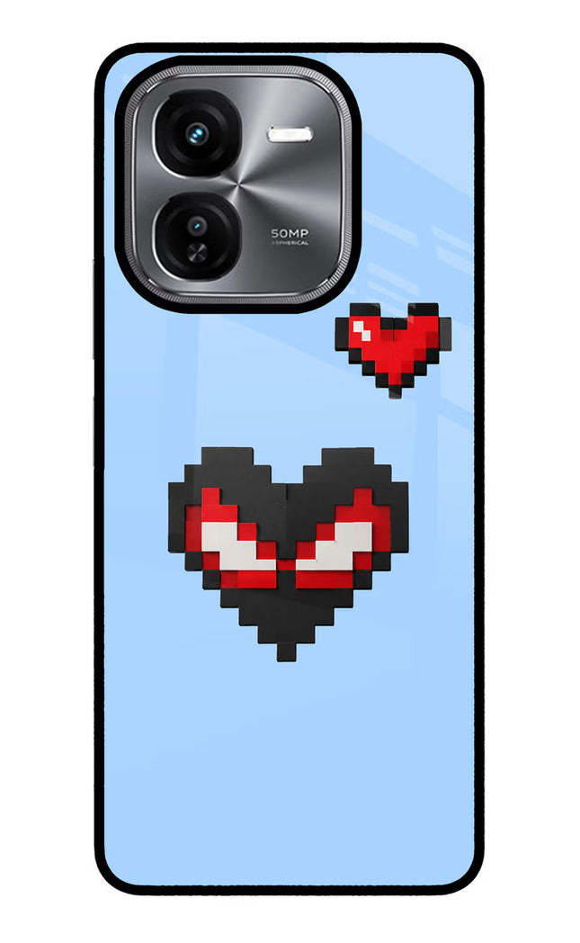 Peter Heart iQOO Z9X Glass Case