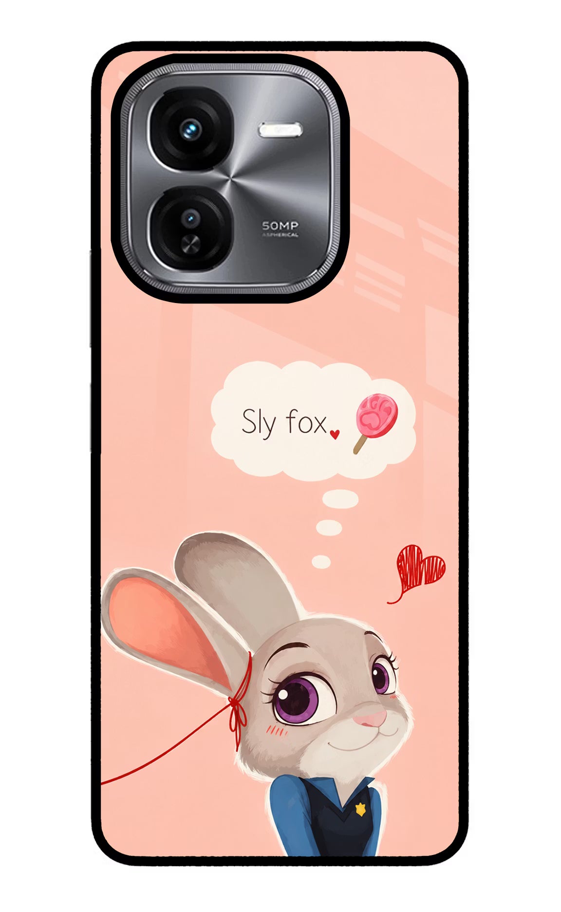 Judy Charm iQOO Z9X Glass Case