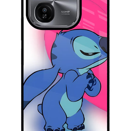 Stitch Hug iQOO Z9X Glass Case