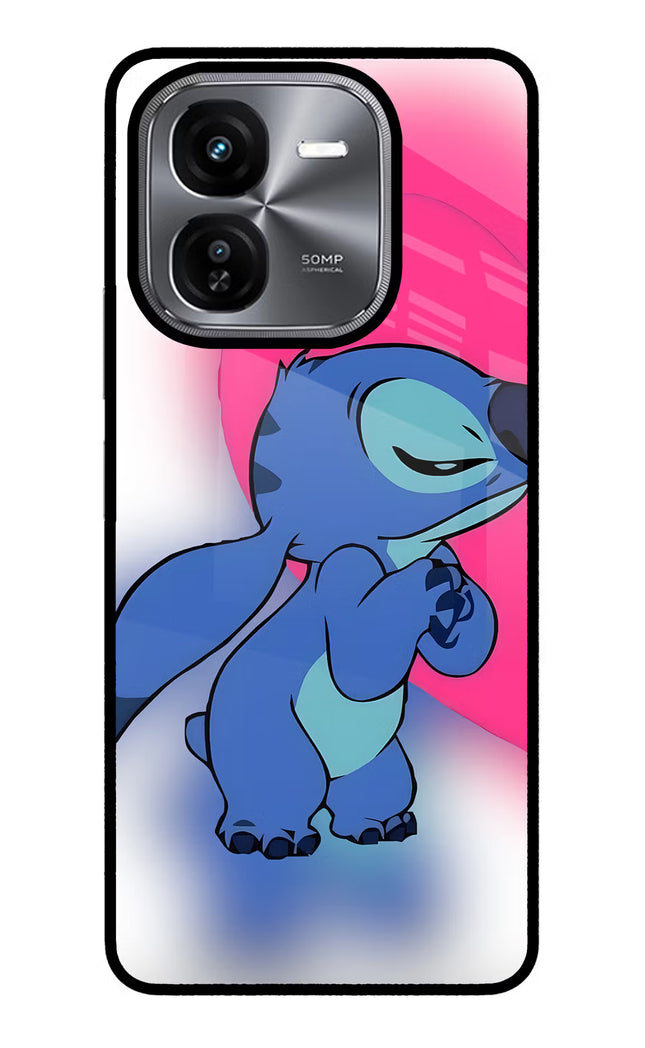Stitch Hug iQOO Z9X Glass Case