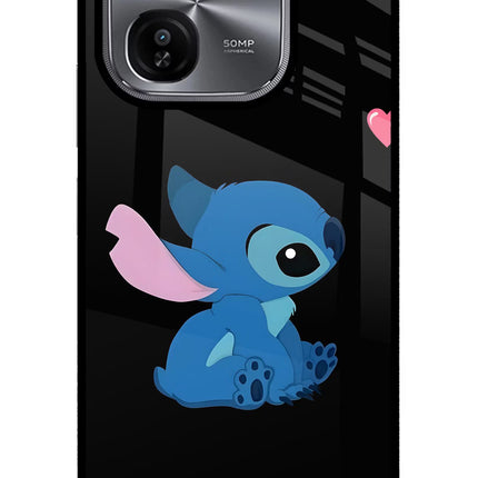 Stitch Crush iQOO Z9X Glass Case