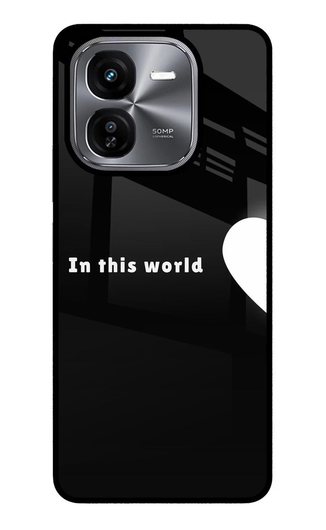 This World iQOO Z9X Glass Case