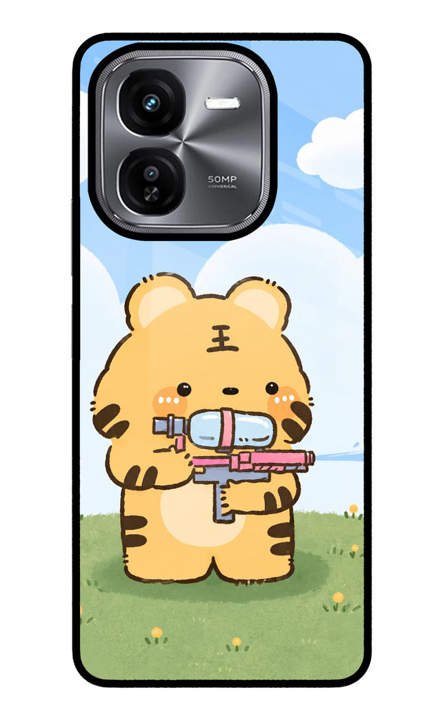 Tiger Treat iQOO Z9X Glass Case