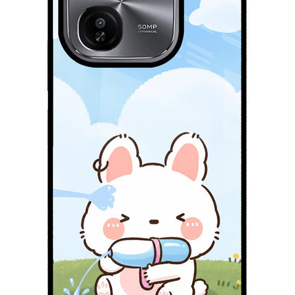 Bunny Treat iQOO Z9X Glass Case