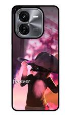 Forever Cat iQOO Z9X Glass Case