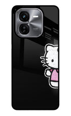 Kitty Charm iQOO Z9X Glass Case