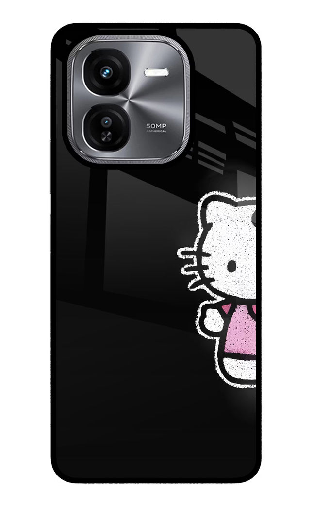 Kitty Charm iQOO Z9X Glass Case