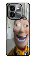 Side Eye Woody iQOO Z9X Glass Case
