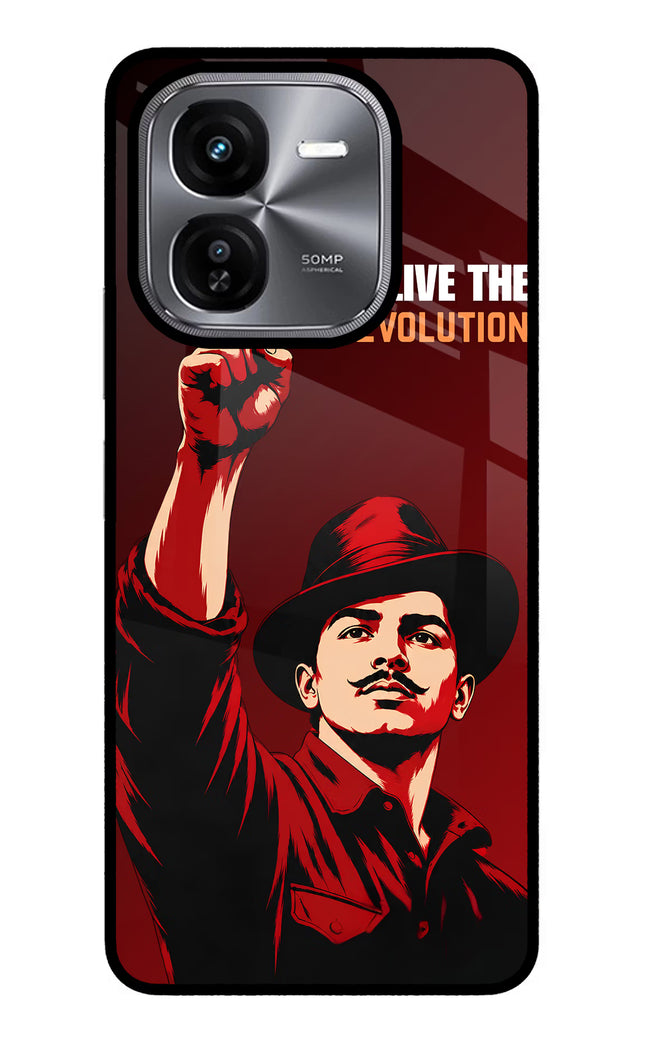 Bhagat Singh Revolution iQOO Z9X Glass Case