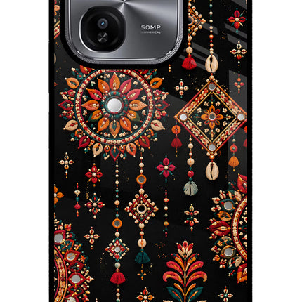 Boho Noir iQOO Z9X Glass Case