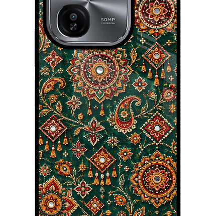 Green Pataka iQOO Z9X Glass Case