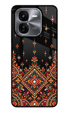 Noir Mehfil iQOO Z9X Glass Case