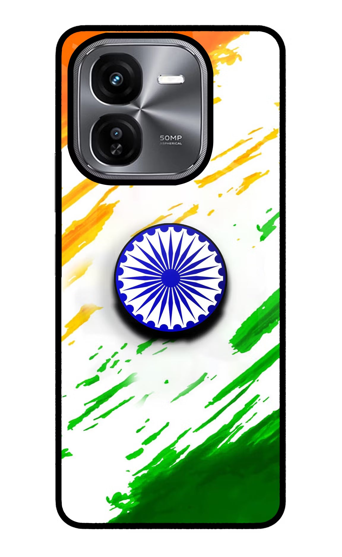 Indian Flag Ashoka Chakra iQOO Z9X Pop Case by Casekaro