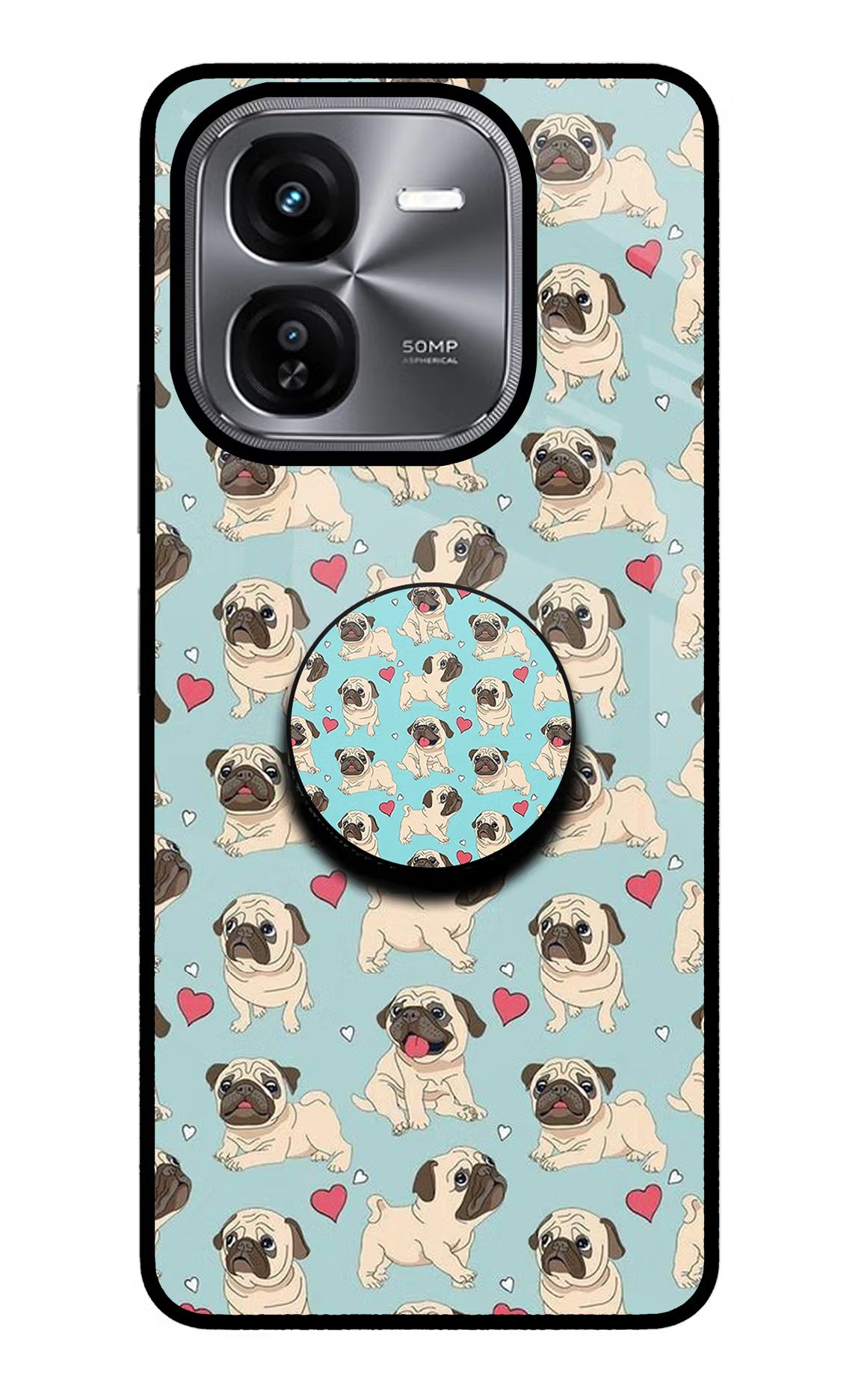 Pug Dog iQOO Z9X Pop Case by Casekaro
