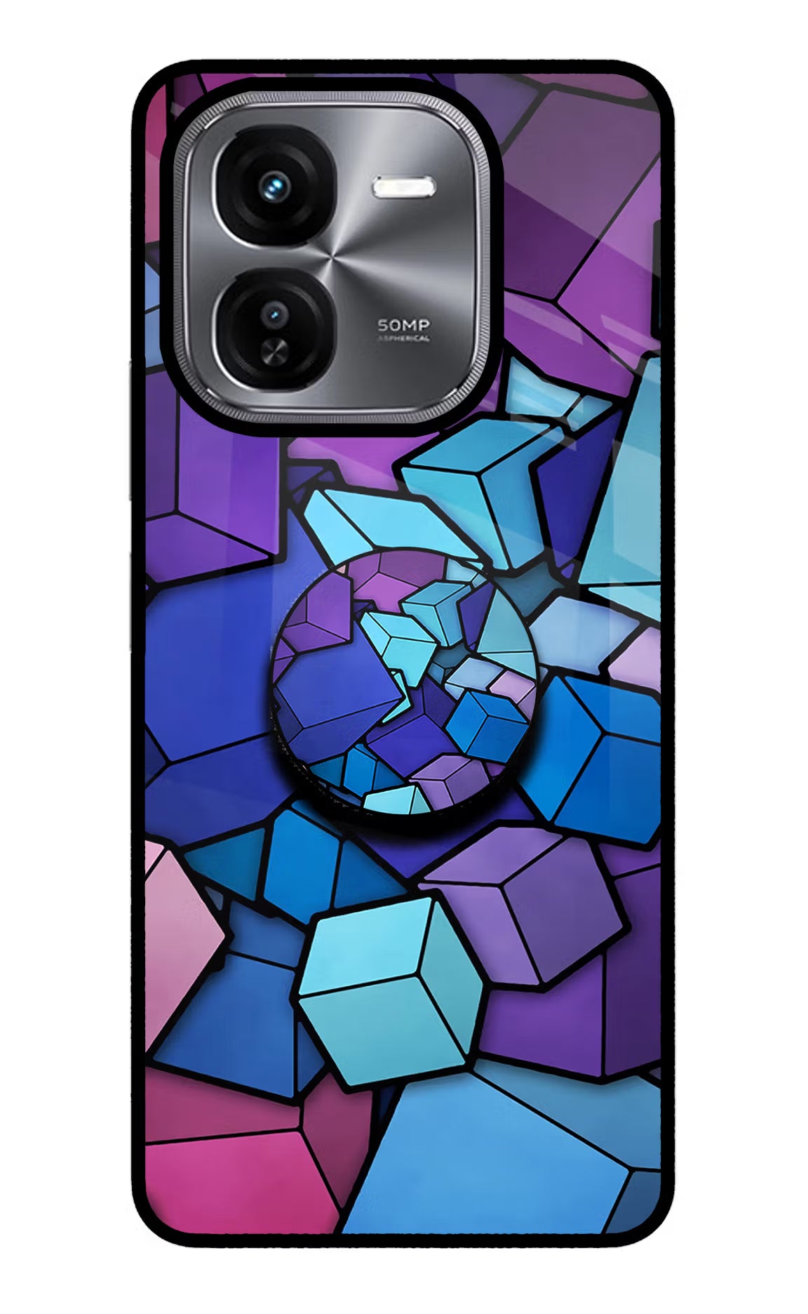 Cubic Abstract iQOO Z9X Pop Case by Casekaro