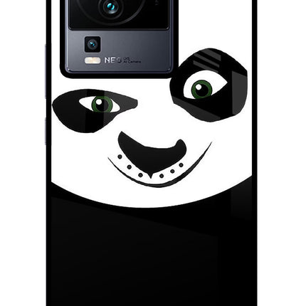 Panda iQOO Neo 7 Glass Case Back Cover by Casekaro